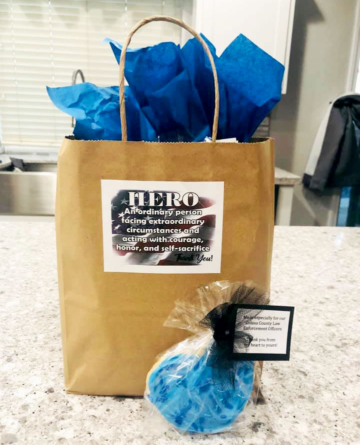 Bolsas de regalo de la policía