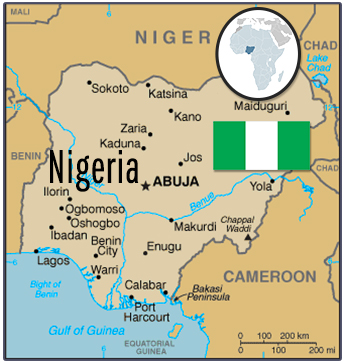 Map of Nigeria